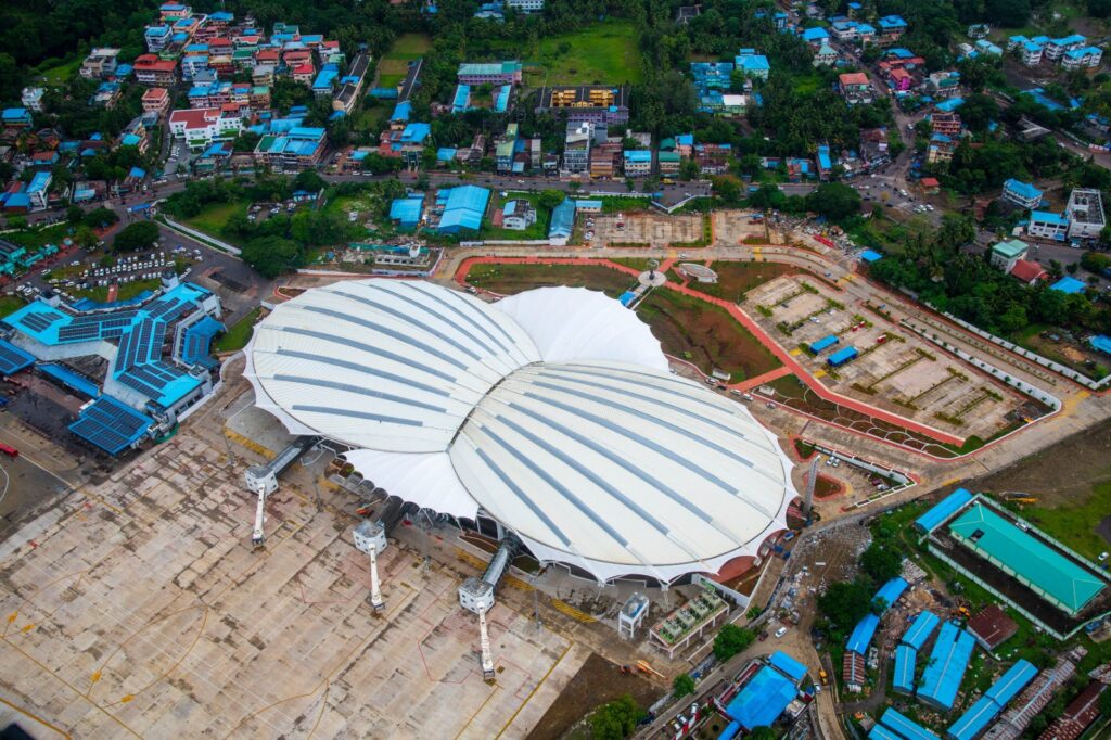 Ariel View of  Veer Savarkar Airport 