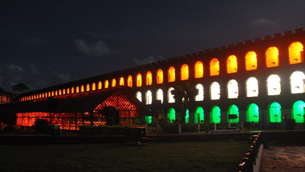 Light & Sound show at Cellular Jail