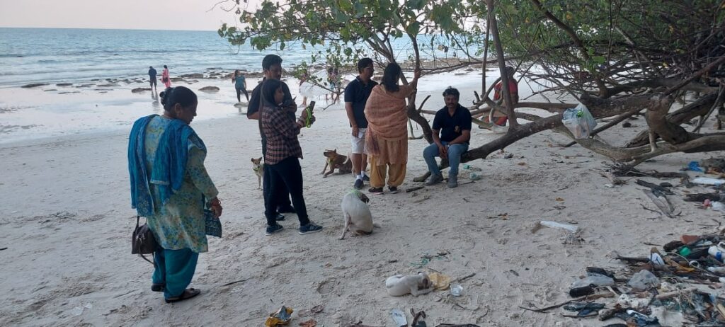 During the Animal Welfare Fortnight, a collaborative initiative between the Department of Animal Husbandry and the Rotary Club of Port Blair