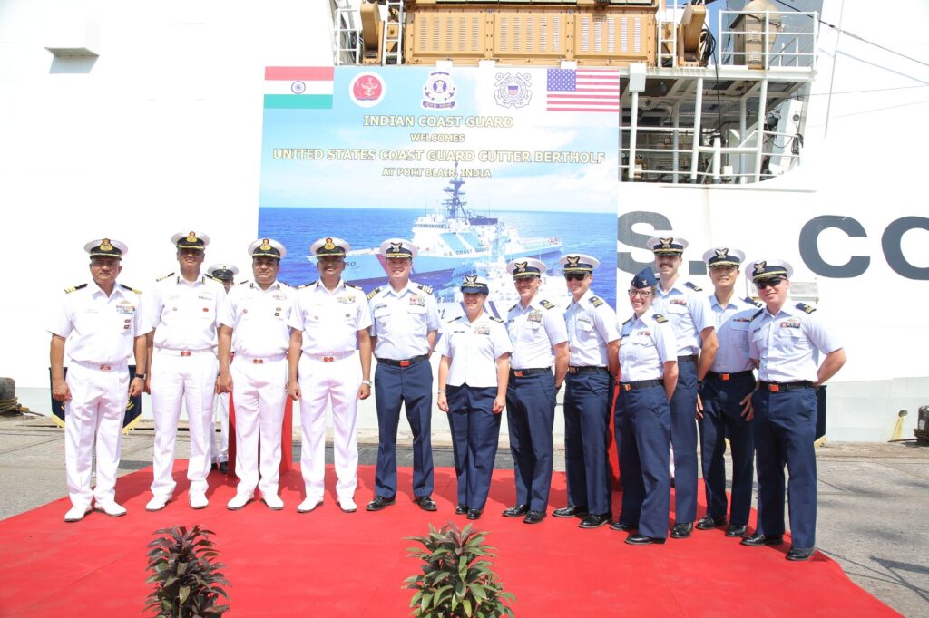 USCG Bertholf  and Indian Naval Staff's 