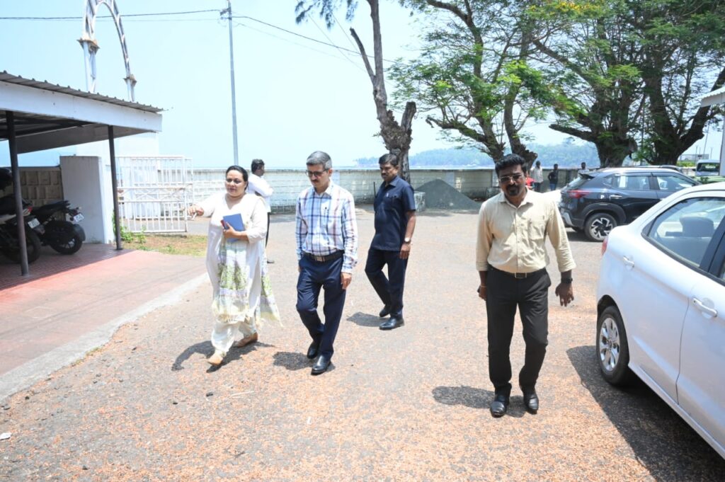 CEO of ECI visiting Govt, Press at Flag Point Port Blair