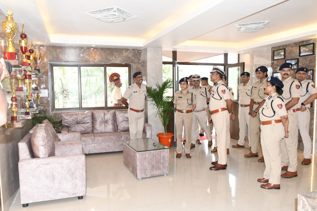 DGP A&N Islands inaugurated & interaction with other official at IRBn HQ, Port Mout.