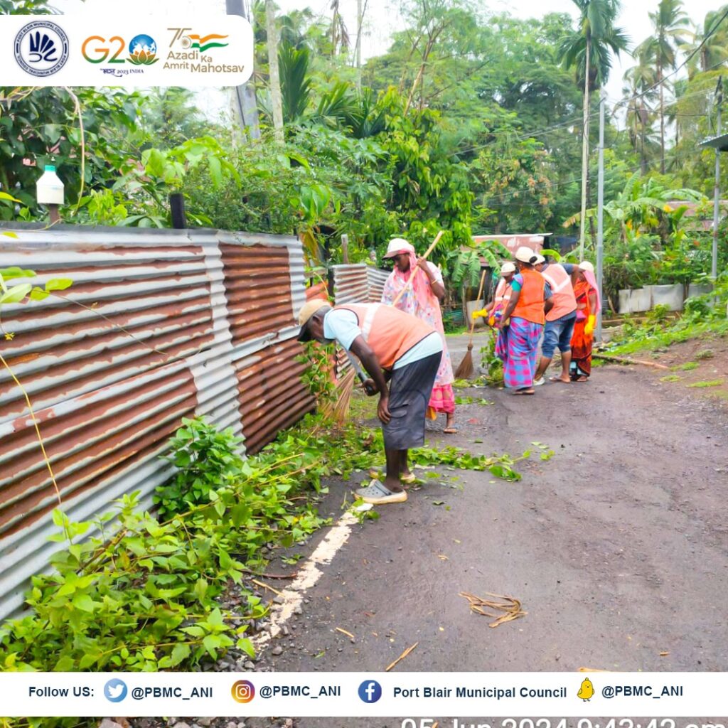 Frontline Worker of PBMC, Sanitary Section Workers of Port Blair Municipal Council