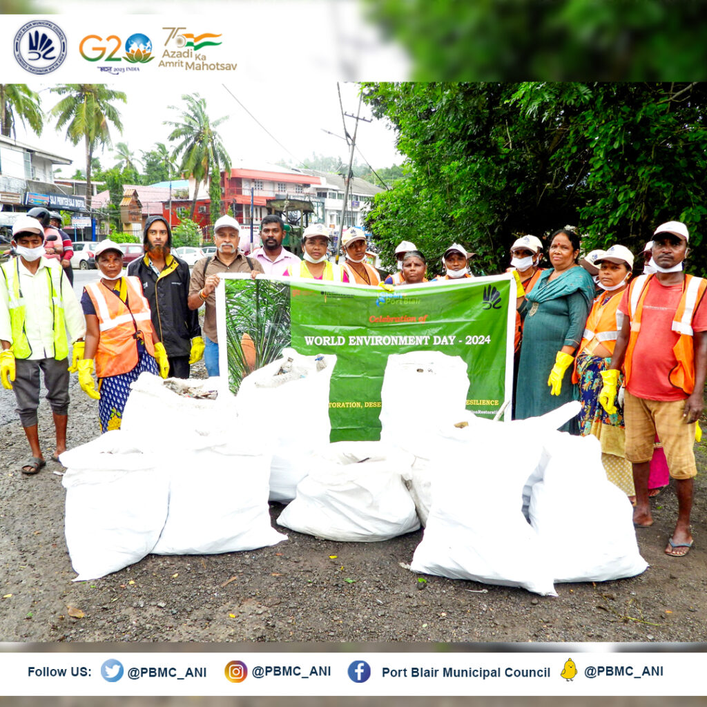 Frontline Worker of PBMC, Sanitary Section Workers of Port Blair Municipal Council