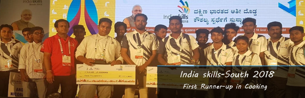 India Skills South 2018 First Runner-Up 