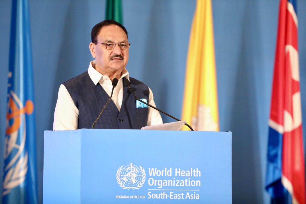 Association Wellbeing Clergyman, Shri Jagat Prakash Nadda today said that "India's wellbeing framework embraces a "entire of Government" and "entire of society"