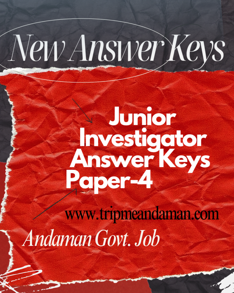 Free Answer Keys Junior Investigator Paper 4